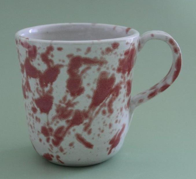 Pink Splatter Mug