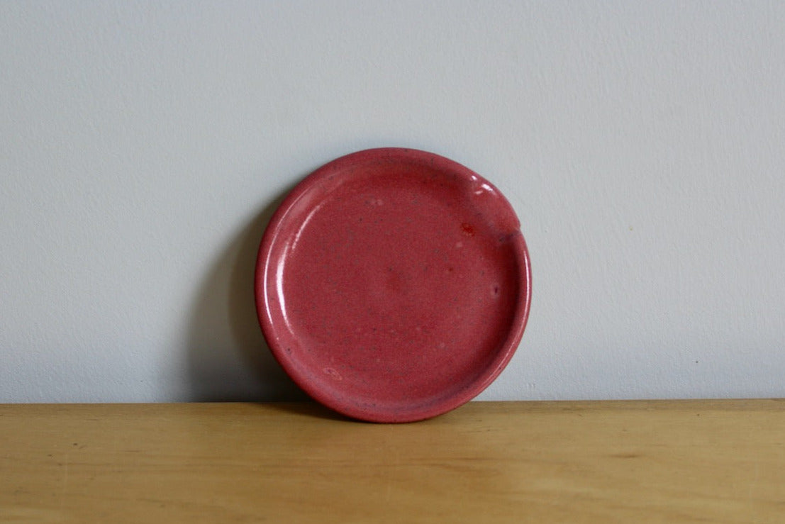 Dark Pink Spoon Rest