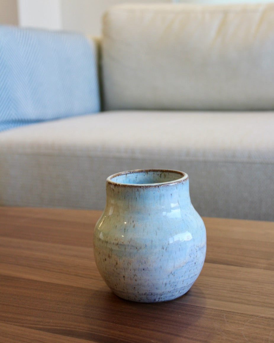 Ice Blue Vase