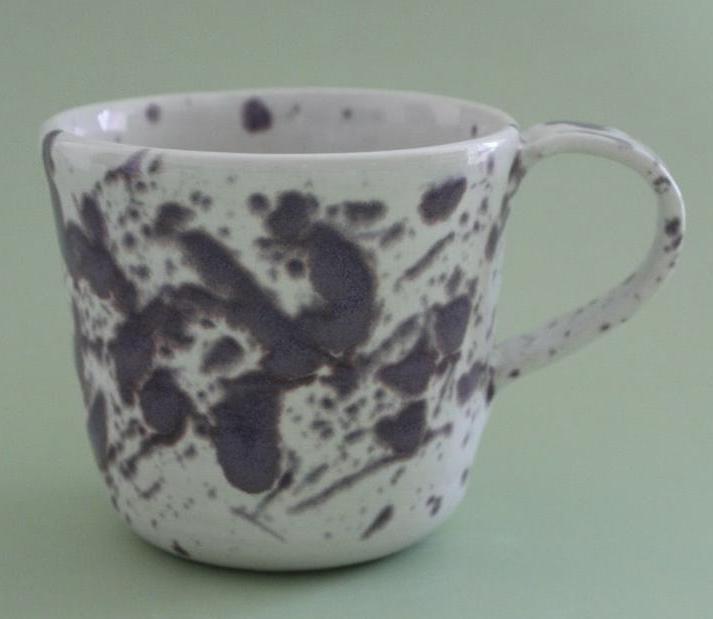 Purple Splatter Mug