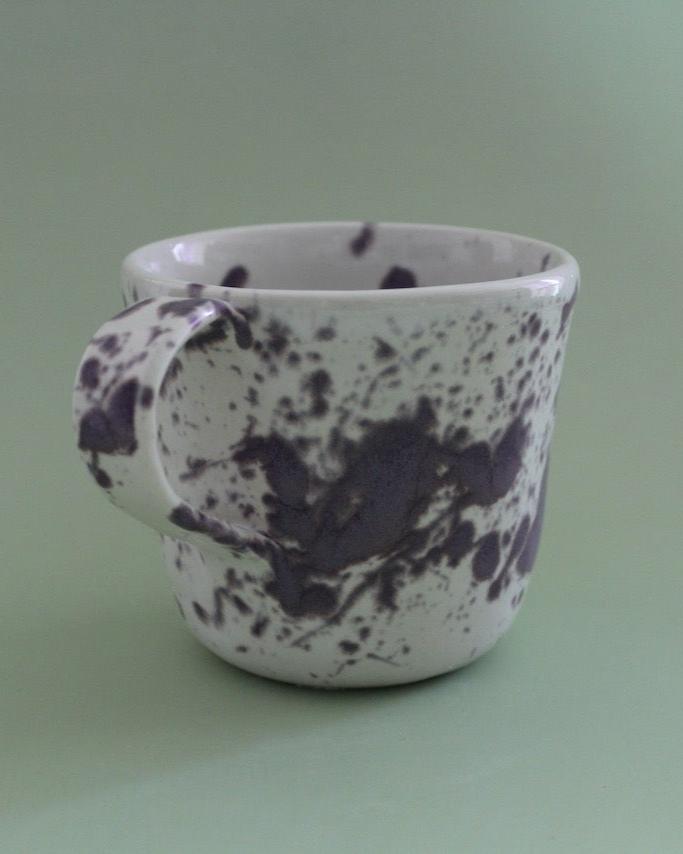 Purple Splatter Mug