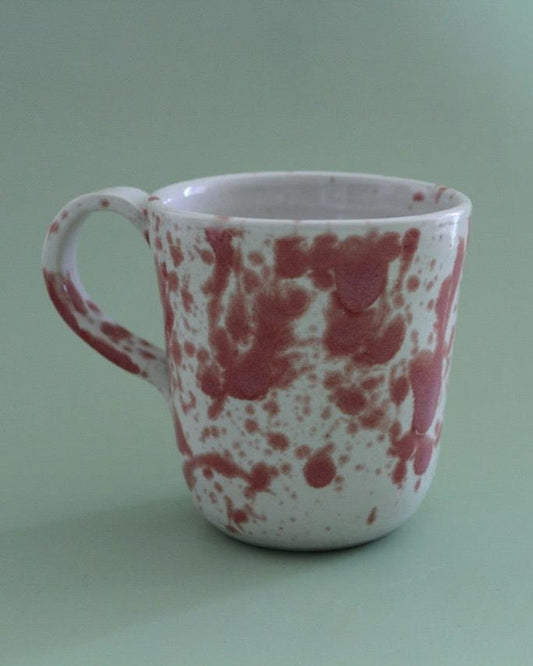 Pink Splatter Mug