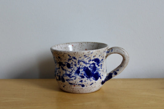 Blue Splatter Mug