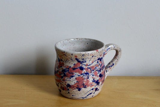 Pink and Blue Splatter Mug