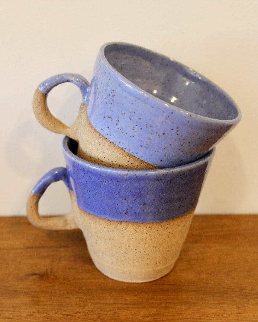Large Angle Mug - Light Blue