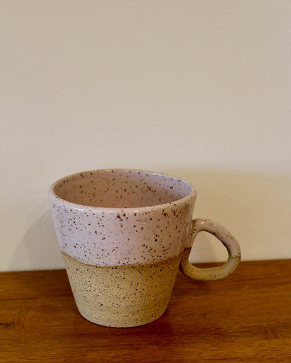 Large Angle Mug - Light Pink
