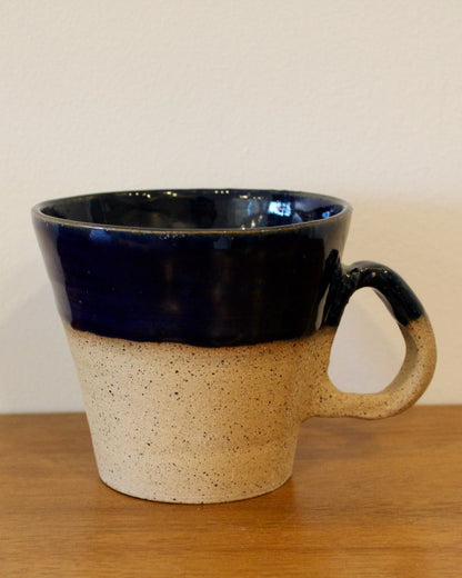 Large Angle Mug - Dark Blue