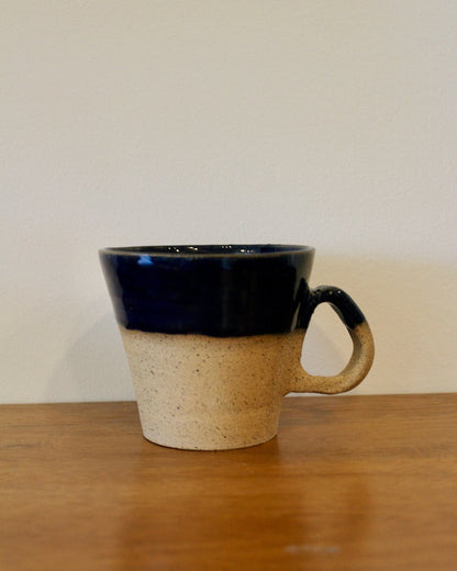 Large Angle Mug - Dark Blue